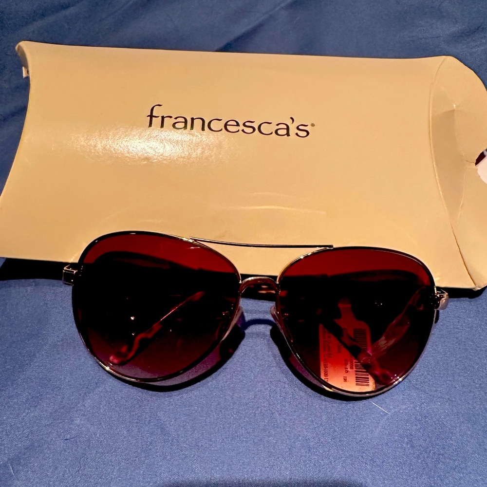 Francesca's Collections leopard print  Sunglasses